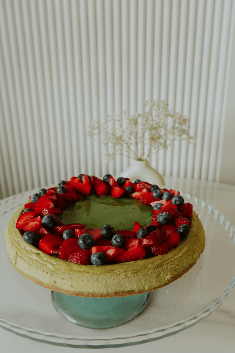 matcha toorjuustukook